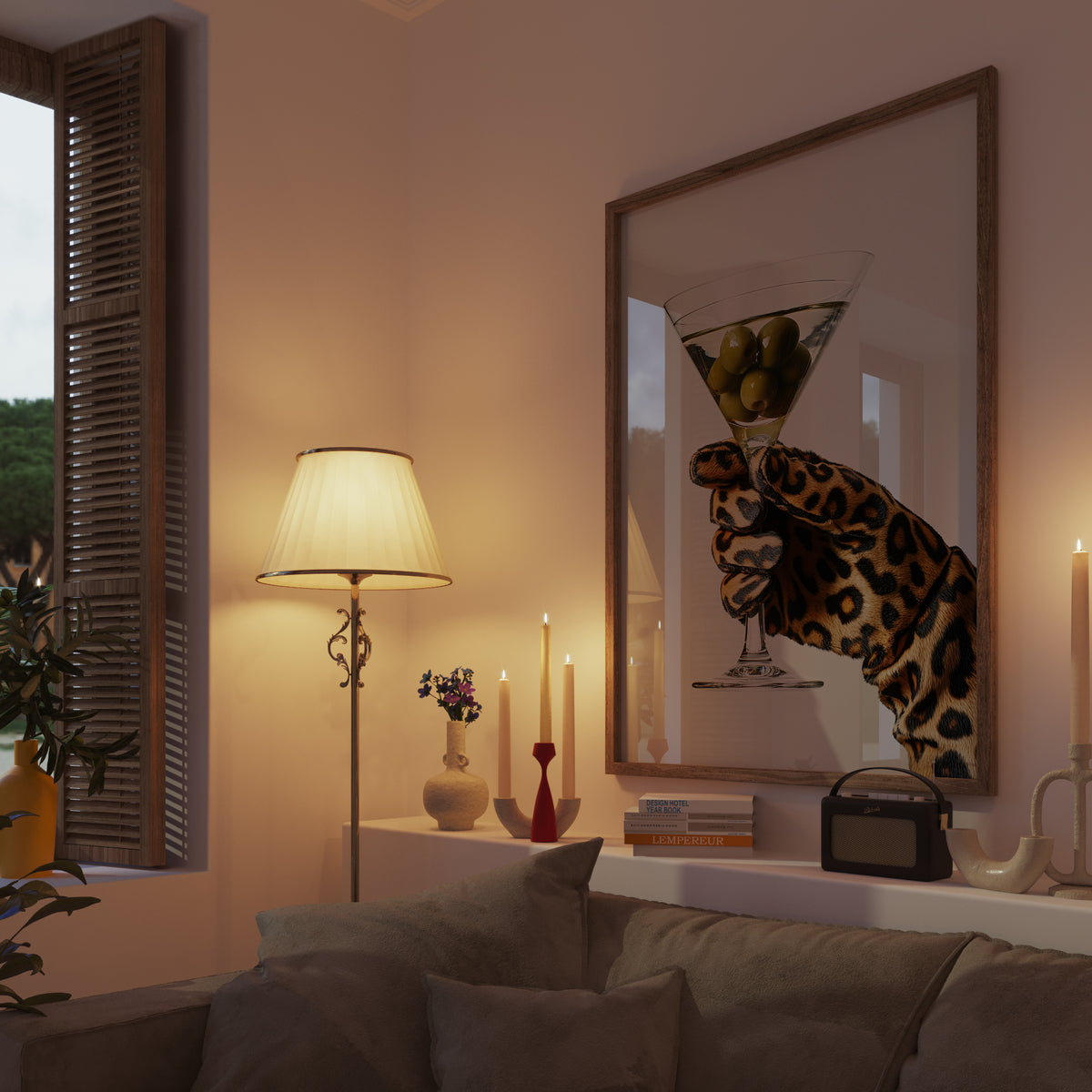 Leopard Cocktail Hour