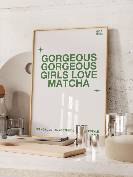Gorgeous Girls Love Matcha