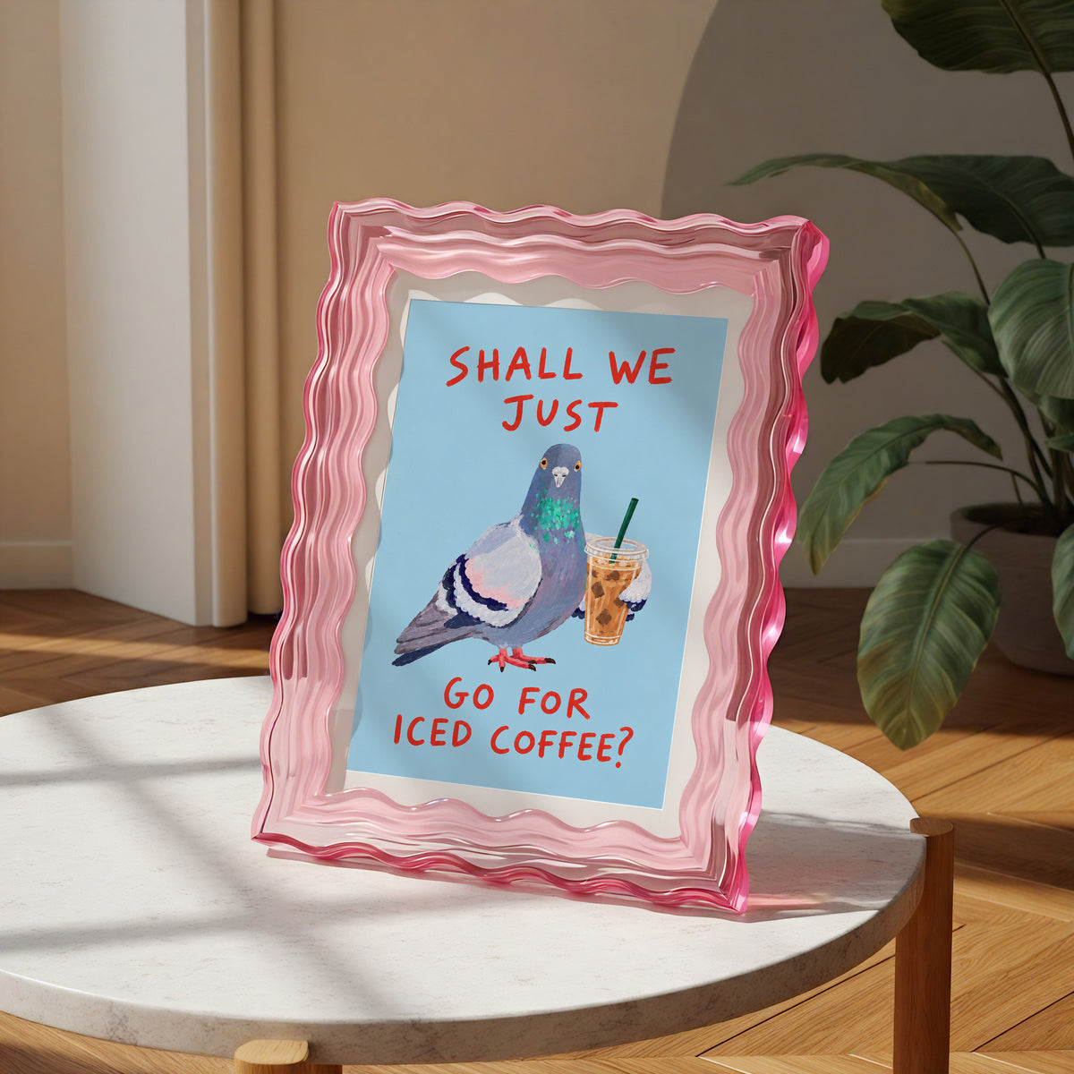 Shall We Get Coffee? - Blue