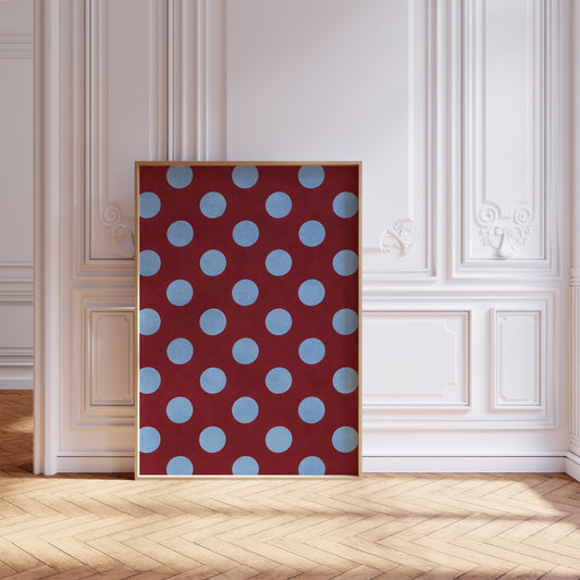 Blue Polka