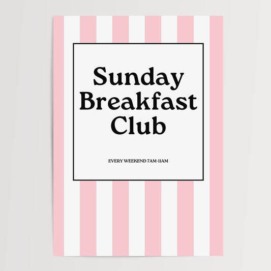 Sunday Breakfast Club Pink