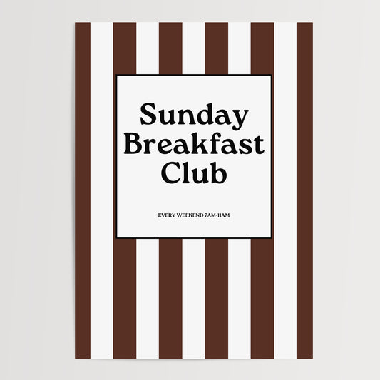 Sunday Breakfast Club Brown