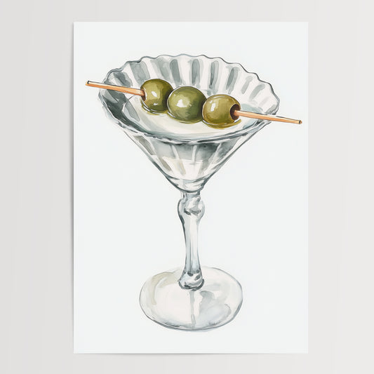 Martini in Watercolor