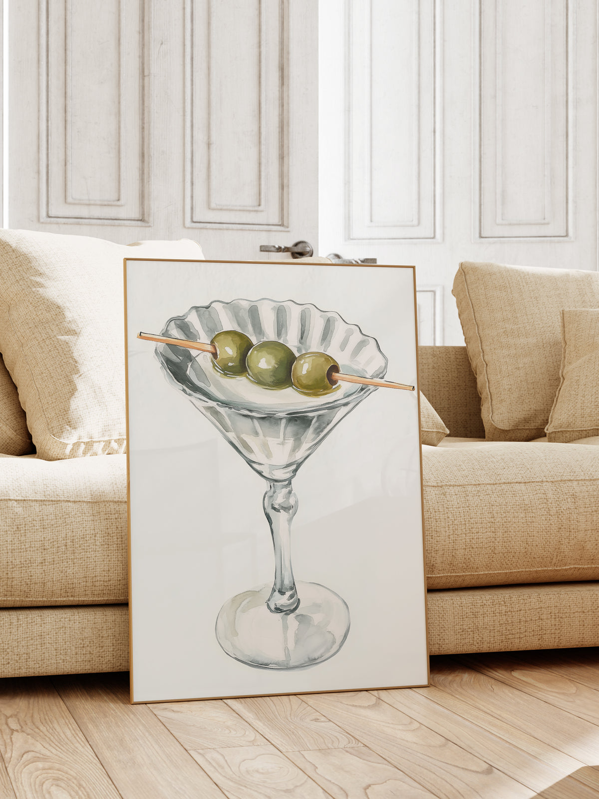 Martini in Watercolor