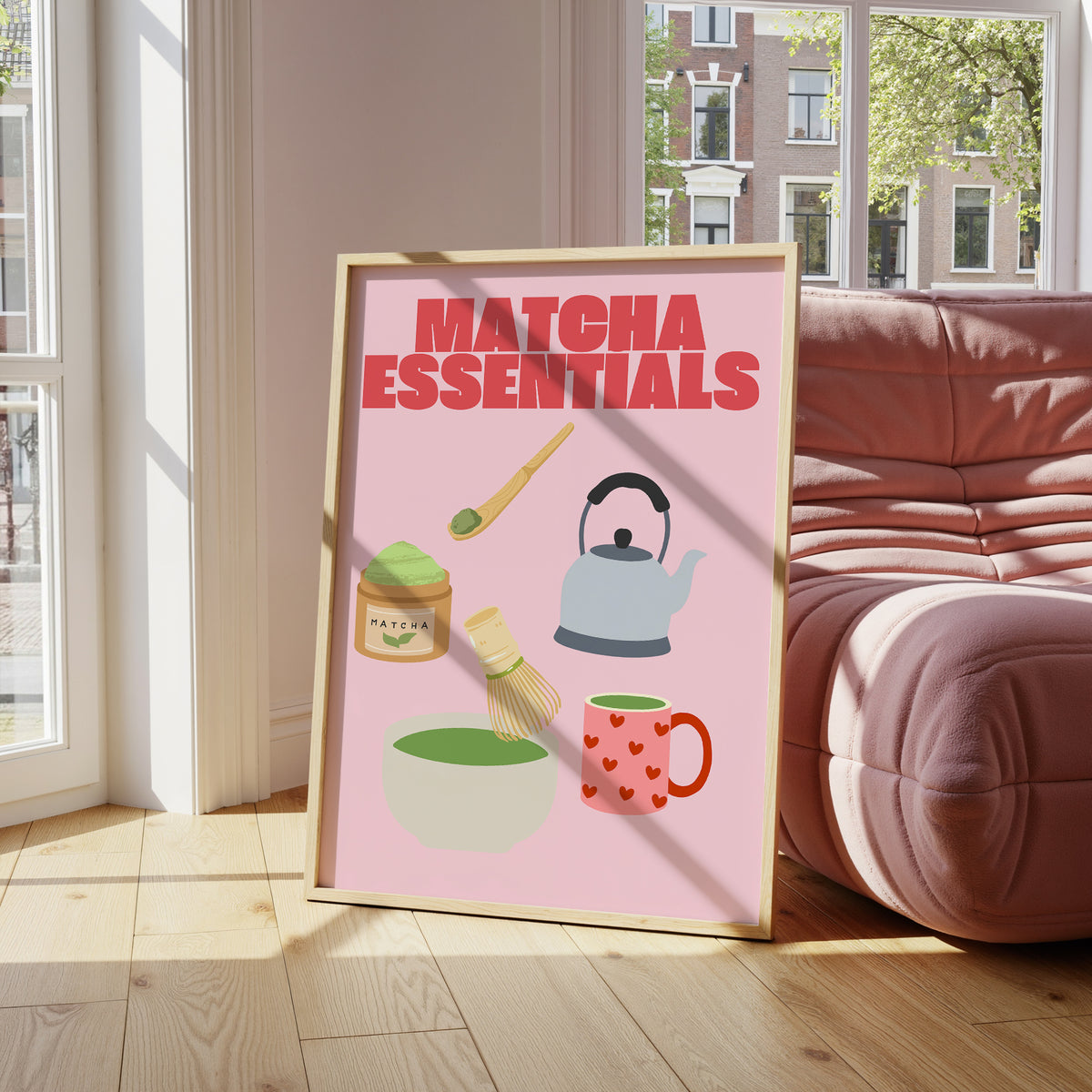 Matcha Essentials — Pink