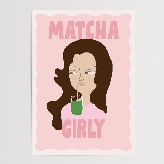 Brunette Matcha Girly