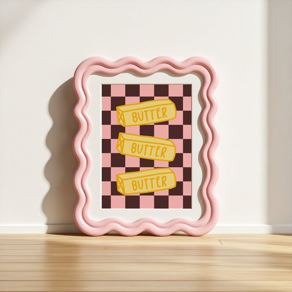 Butter Trio — Brown & Pink