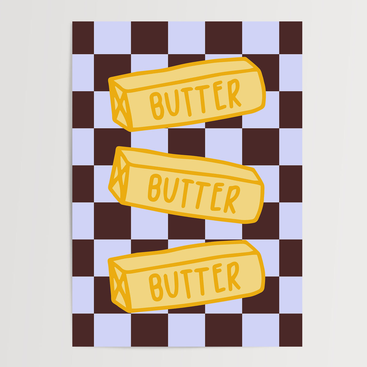 Butter Trio — Brown & Lilac