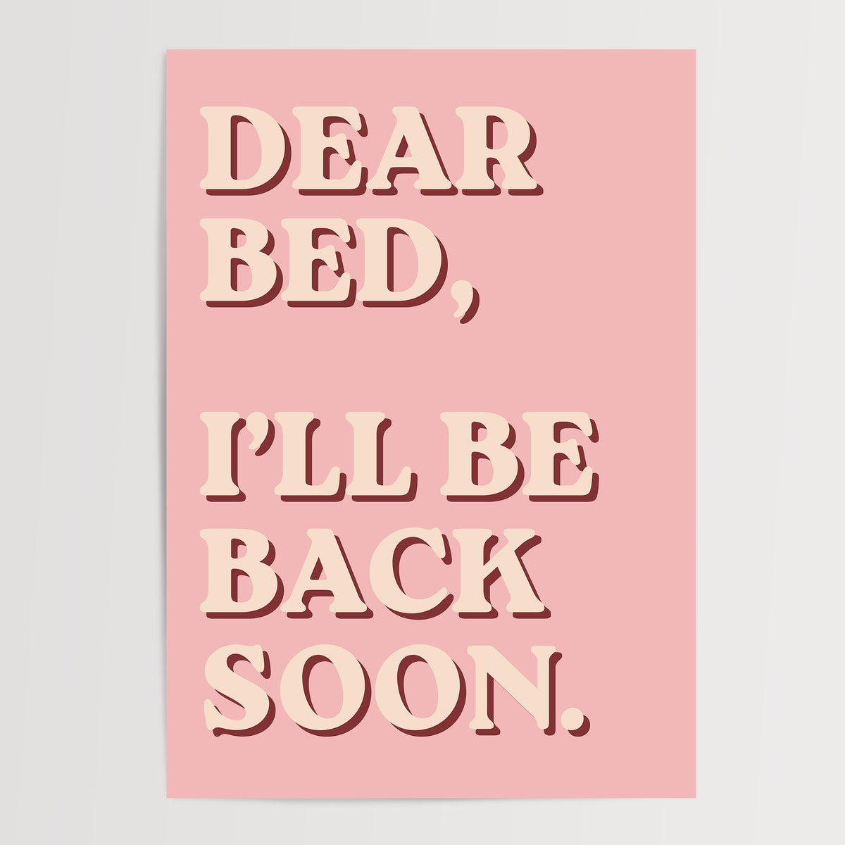 Dear Bed – Pink