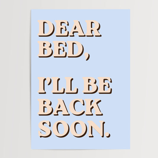 Dear Bed – Blue
