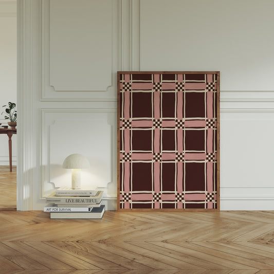 Cocoa Blush Grid