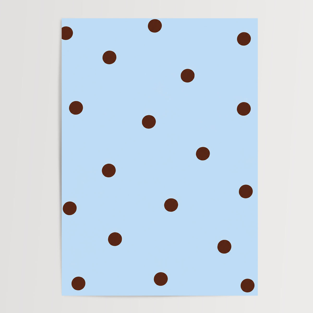 Blue Mocha Dots