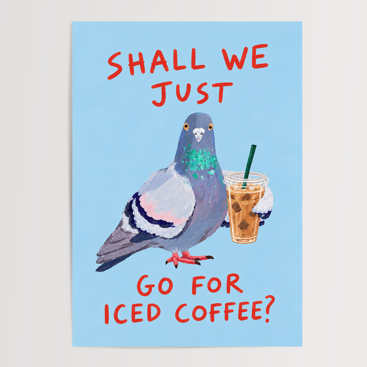 Shall We Get Coffee? - Blue