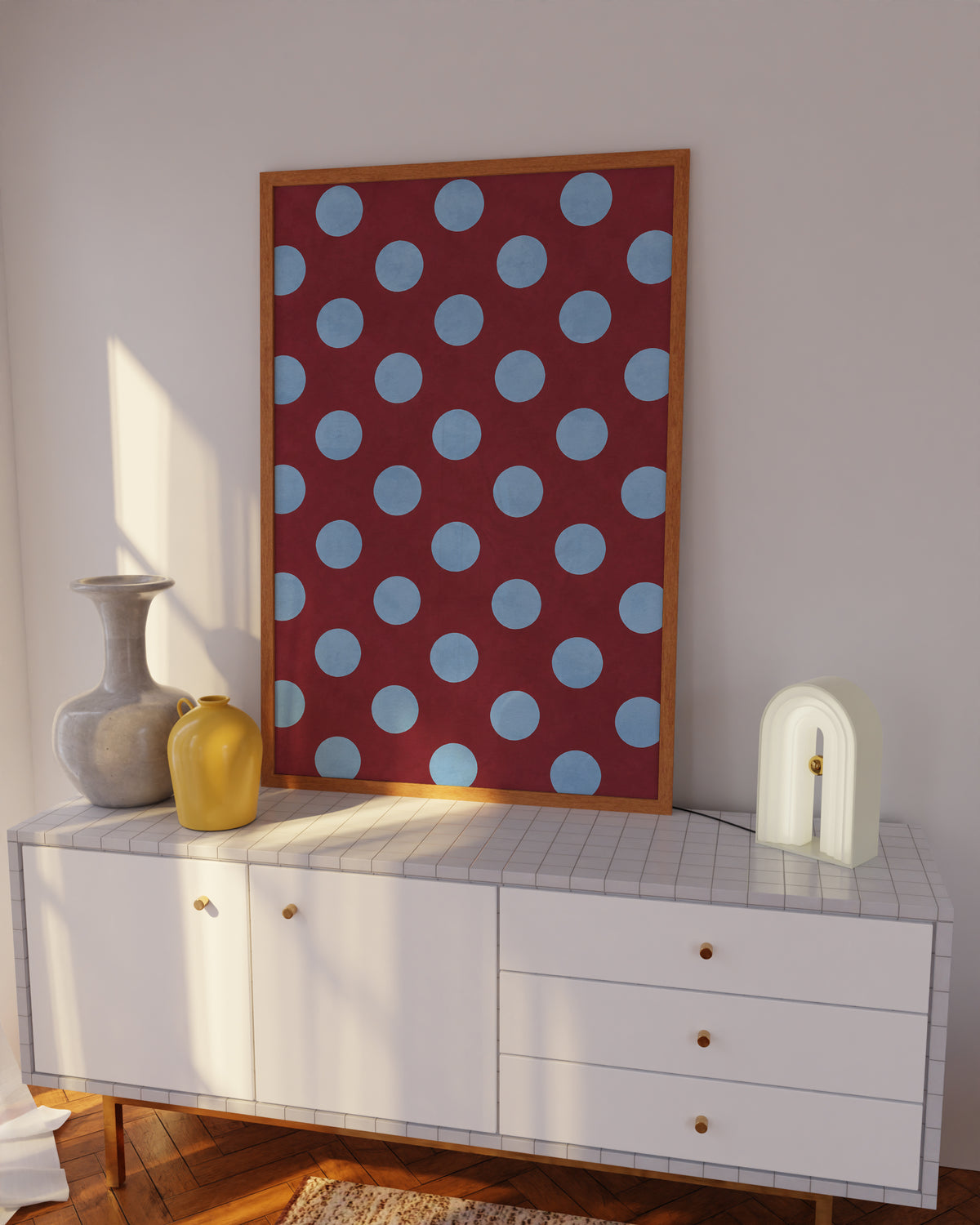 Blue Polka