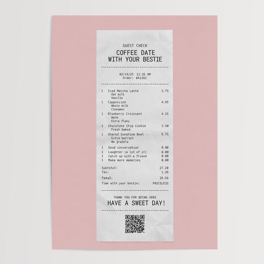 Bestie Receipt